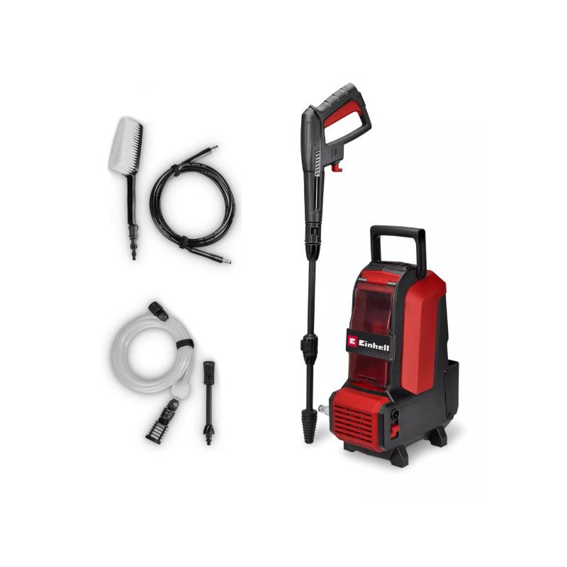 idropulitrice einhell hypresso 36/105 solo 36v a batteria rosso/nero