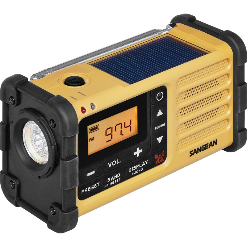 radio sangean mmr-88 usb-c am/fm emergenza/manovella/solare