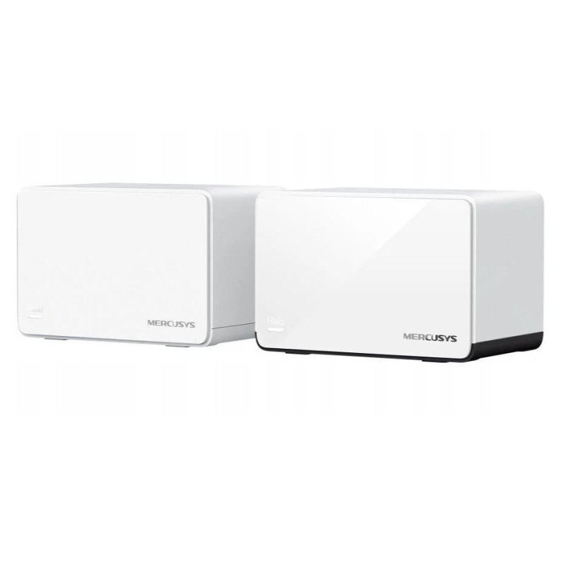 router mercusys halo h85x wifi dual band 3000mbps bianco 2pz [merc-haloh85x(2-pack)]