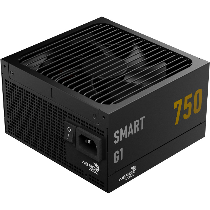 alimentatore 750w aerocool smart g1 80 plus gold pcie 5.1 atx 3.1