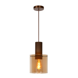 lampada a sospensione a led lucide toledo dimmerabile e27 40w 20cm