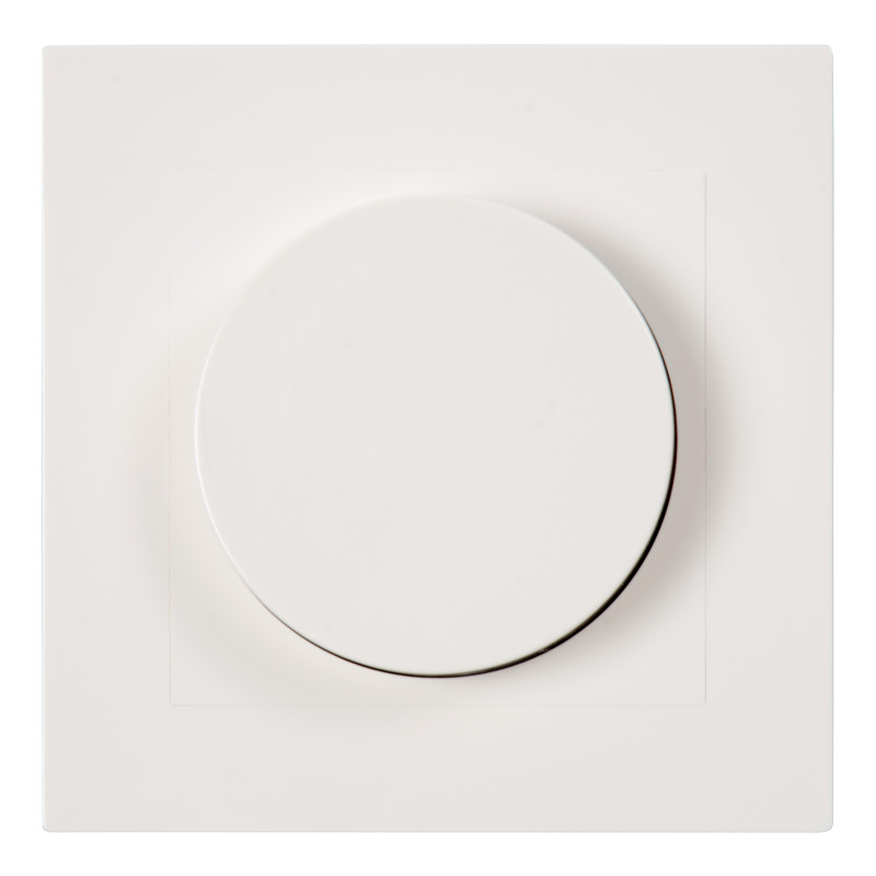 interruttore dimmer da parete a led lucide 220-240v ip20 bianco