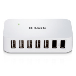 hub usb d-link usb 2.0 7 porte dub-h7 [dub-h7/e]