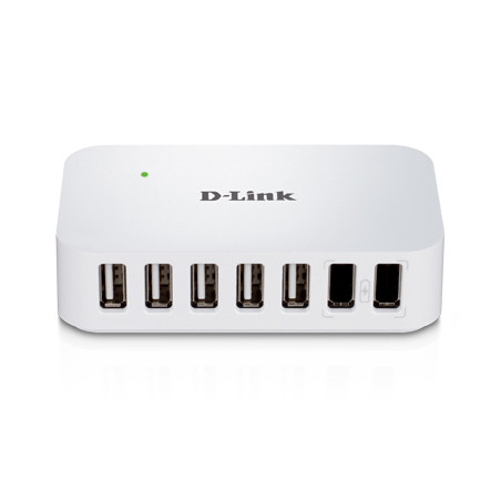 hub usb d-link usb 2.0 7 porte dub-h7 [dub-h7/e]