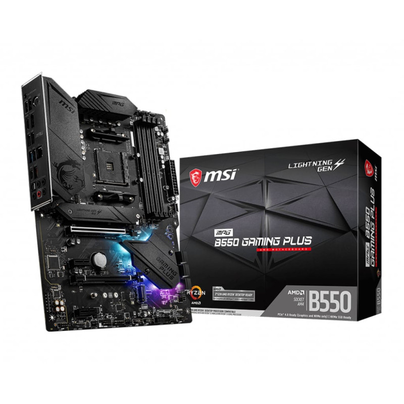 scheda madre msi mpg b550 gaming plus atx amd am4 [7c56-003r]
