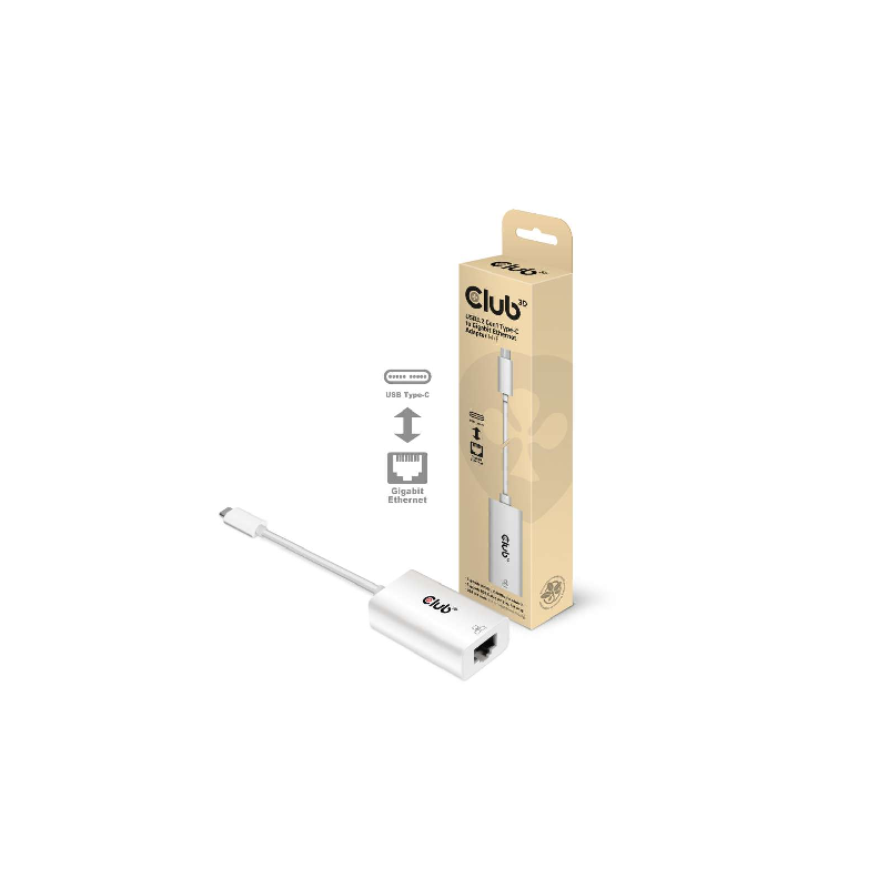 adattatore club3d displayport usb 3.2 / gigabit ethernet [cac-1519]