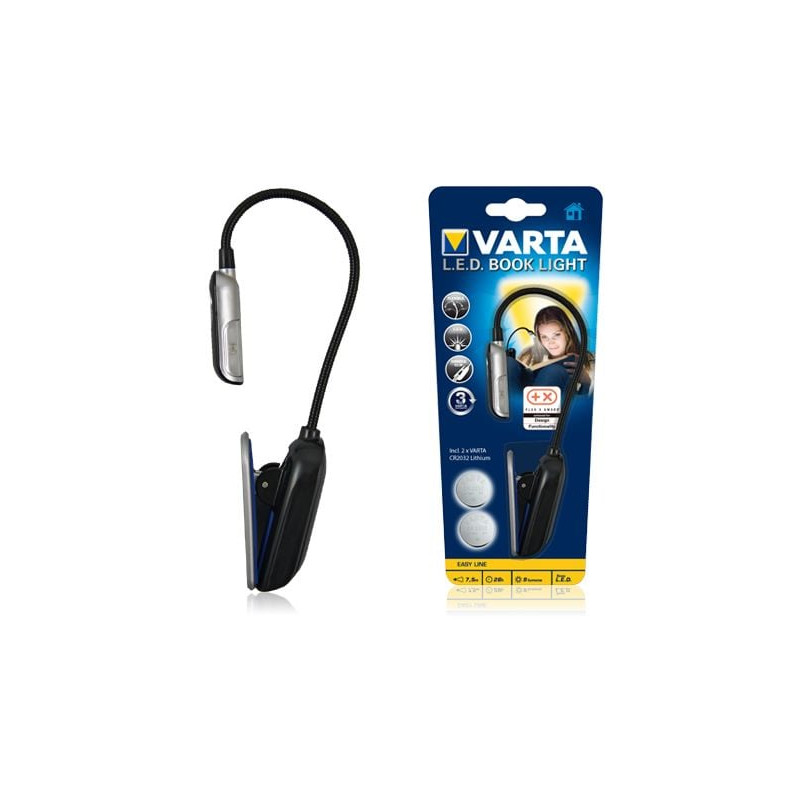 Lampada portatile varta led book light [16618101421]