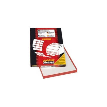 Etichette markin adesiva c/550 bianca 100 fogli a4 (1 etichette 210x280mm)