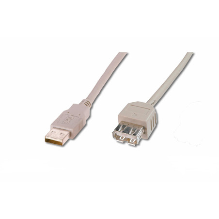 cavo usb2 a/a m/f 1.80m nero [ak-300202-018-s]