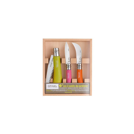 Set coltelli virobloc giardiniere pz 3 opinel [opinel ]