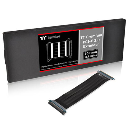 adattatore pci express extender thermaltake nero / 300mm [ac-045-cn1otn-c1]