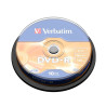 confezione dvd-r 16x4.7gb verbatim, 10 pezzi [ecvrbdmrl05]