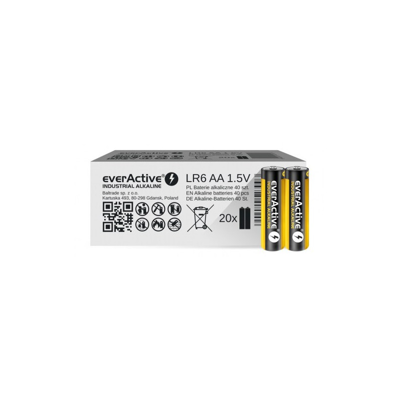 batterie aa everactive lr610pakpa [lr610pakpa]
