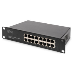 switch digitus 16-port gigabit ethernet switch 10