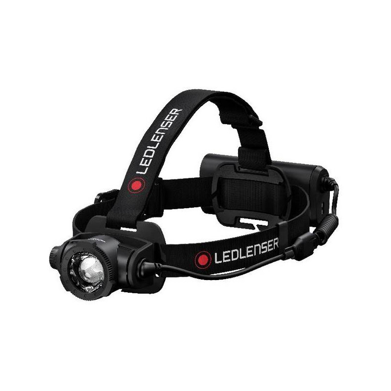 lampada frontale ledlenser h7r core nero [502122]