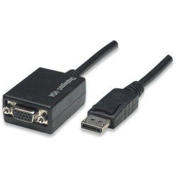 Adattatore displayport dp m a vga f
