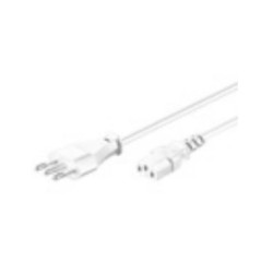 Cavo alimentazione c13 f a italiana 1,8 m bianco