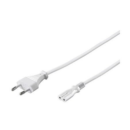 Cavo alimentazione c7 a italiana 1,5 m bianco