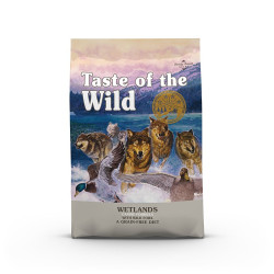 mangime secco taste of the wild wetlands per cane 12.2kg