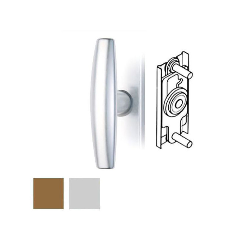 maniglie brialma per finestre argento [mtm1124f1]