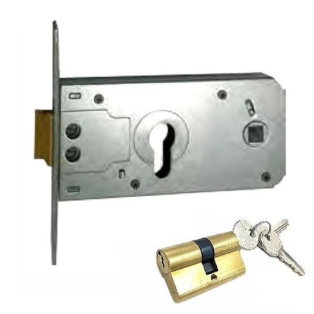 serratura zincata infilare fasem alluminio [911]