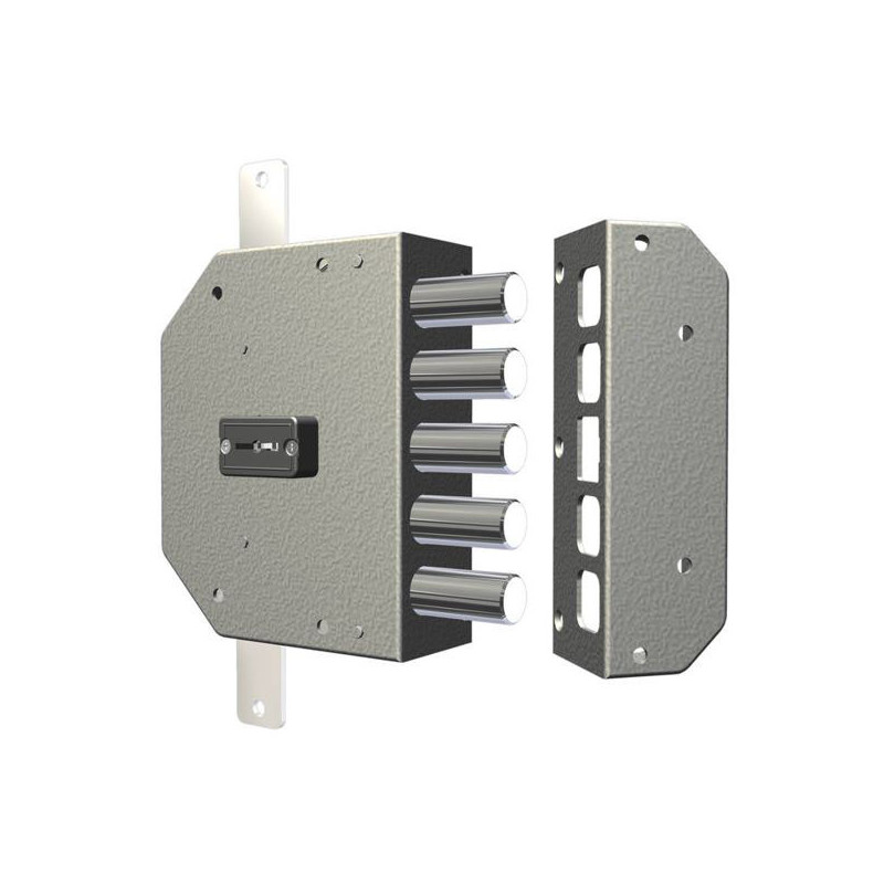 serratura cr doppia mappa da applicare per porte in legno [2200-51n]