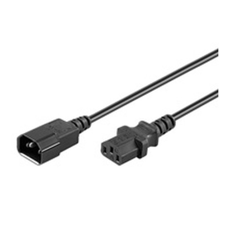 Cavo prolunga vde c13 f a c14 m 1 m nero