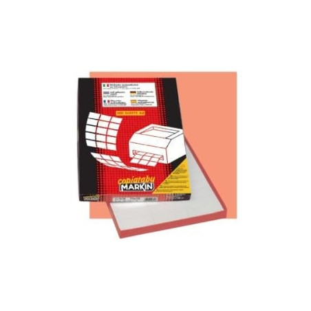 Etichette markin adesiva r/300 tonda bianca 100 fogli a4 (88 etichette/foglio