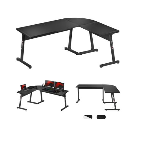 scrivania da gioco huzaro hero 6.0 nero [153-kg-biu-hzro-032]