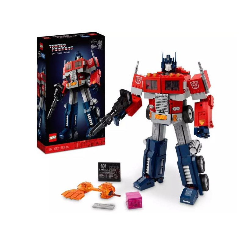 gioco da costruzione lego icons transformers optimus prime [10302]