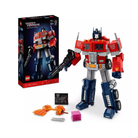 gioco da costruzione lego icons transformers optimus prime [10302]