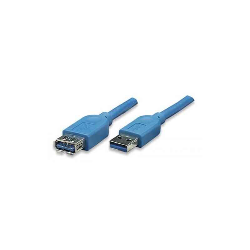 Cavo prolunga usb 3.0 a maschio/a femmina 3 m blu