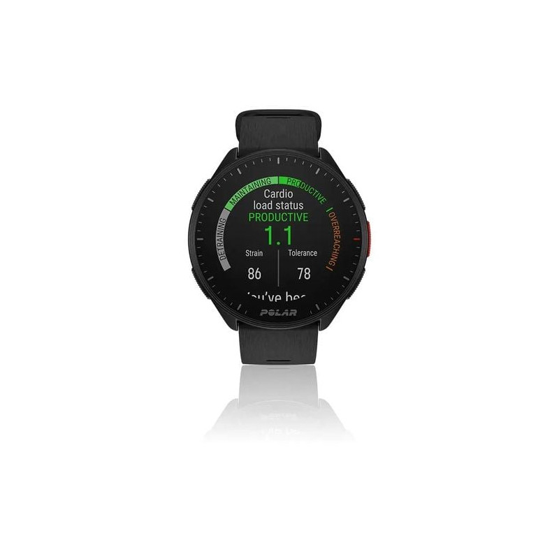 smartwatch polar pacer night black s/l nero [900102174]