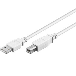 Cavo usb 2.0 a / b 1,8 m bianco