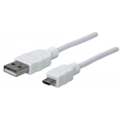 Cavo usb 2.0 a / micro b 1 m bianco