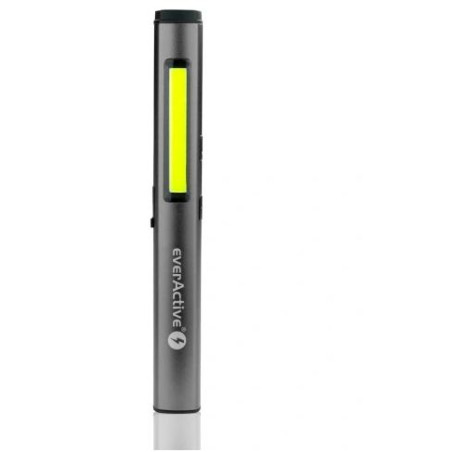 torcia a led everactive pl-350r multifunzione 350lumen grigio