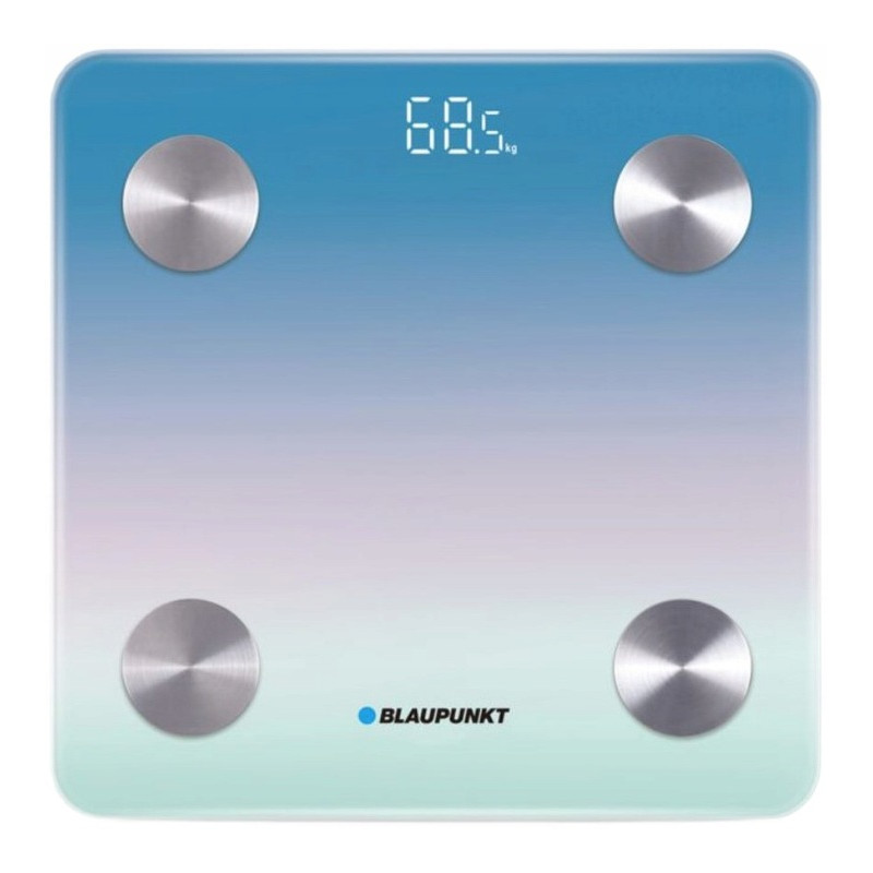 bilancia pesapersone blaupunkt bsm601bt bluetooth 180kg multicolore