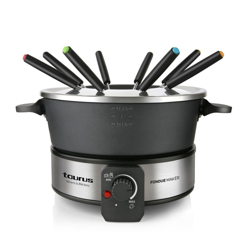 set fonduta taurus ff2 elettrica 2l 1000w nero [968936000]
