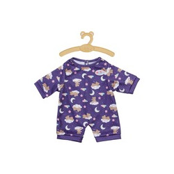 tutina per bambola zapf creation baby born teddy's romper glow