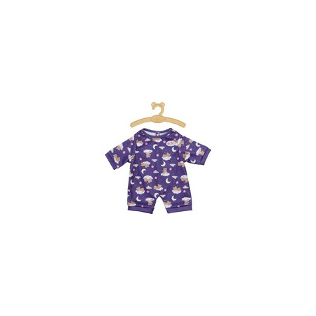 tutina per bambola zapf creation baby born teddy's romper glow