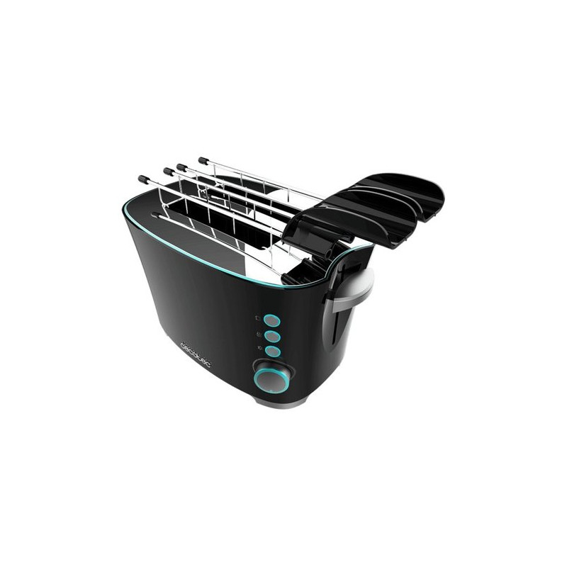 tostapane cecotec toast double b con pinze per 2 toast 650w nero