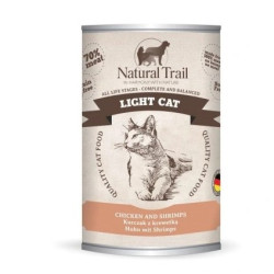 cibo umido per gatti natural trail sterilizzati pollo/salmone 400g