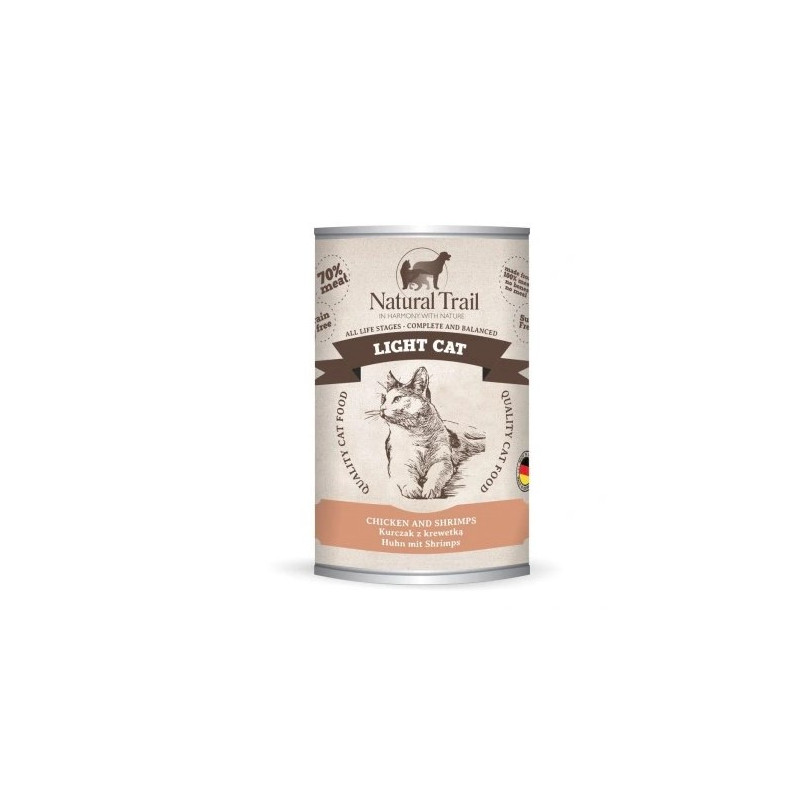 cibo umido per gatti natural trail sterilizzati pollo/salmone 400g