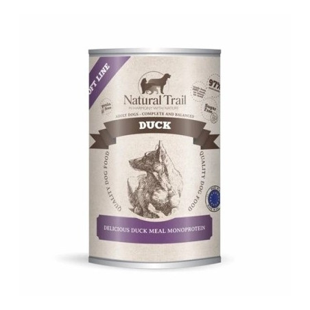 cibo umido per cani natural trail duck soft line 400g