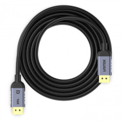 cavo displayport 2.1 unitek da 8k a 120hz m/m 1.5m nero/argento [c1626gy01-1.5m]