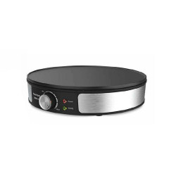 crepiera taurus crepe 1200w in acciaio inossidabile nero [968384000]