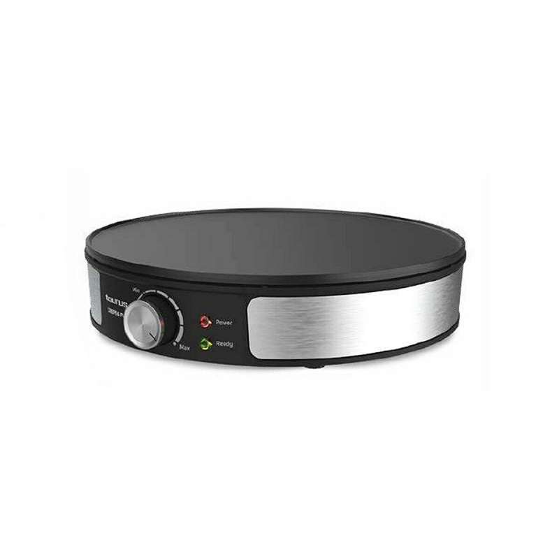 crepiera taurus crepe 1200w in acciaio inossidabile nero [968384000]