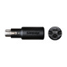 interfaccia audio shure mvx2u per qualsiasi microfono xlr nero [mvx2u]