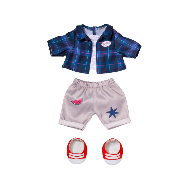 accessori per bambole zapf creation baby born teddy cool-outfit