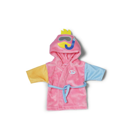 accappatoio zapf creation baby born per bambola 43cm multicolore